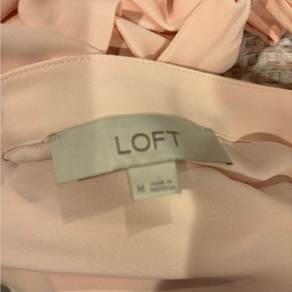 LOFT Light Blush Pink Flowing Women's Blouse